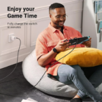 UGREEN 30205 USB-C to USB-C Female Gen 2 (1 Meter) Alu Case Braided Extension Cable Dark Gray - Image 4