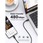UGREEN 10306 USB-C to USB-C Cable 60W (2 Meter) PD 3.0 Fast Charging Cable for iPhone 16/15 Series - Image 5