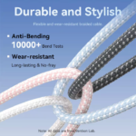 VENTION LALBH USB-C to Lightning Cable (2 Meter) MFi Certified, 3A Fast Charging - Image 4