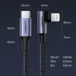 UGREEN 60764 USB-C to Lightning Charging Cable (1.5 Meter) - Image 4