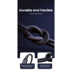 UGREEN 60729 USB A to USB C 3.0 (100W, 6A) 1.5 Meter Super Charge Cable Compatible with iPhone 17/16/15 - Image 4