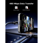 UGREEN 55775 USB C to USB C Cable 60W E-Marker PD Fast Charging (2 Meter) Nylon Braided - Image 4