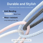 VENTION LANBF USB 2.0 Type-A Male to Lightning Male 2.4A Cable (1 Meter) Black - Image 4