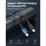 UGREEN 90645 63W USB C Car Charger, PD 45W Type C Car Charger Fast Charging - Image 4