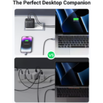 UGREEN 70773 65W 4 Ports GaN PD Fast Wall Charger US Plug Compatible with iPhone 16/15/14 MacBook Pro/Air M2 - Image 4