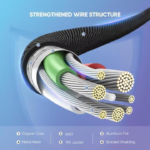 UGREEN 60521 USB A to Lightning MFi Certified (1 Meter) 90° Angle Charging Cable - Image 5