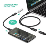 UGREEN 10387 USB 3.2 Gen 2 100W Type-C Male To Female Extension Cable (1 Meter) - Image 5