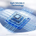 VENTION FEQB0-UK GaN III 30W Fast Wall Charger 2-Port USB (Black) UK Plug - Image 5