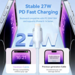 VENTION LALBF USB-C to Lightning Cable (1 Meter) MFi Certified, 3A Fast Charging - Image 5