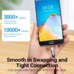 VENTION USB 2.0 A to Micro USB Cable 3A Fast Charging Nylon Braided & 480Mbps Data Transfer - Image 5