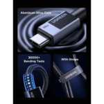 UGREEN 55775 USB C to USB C Cable 60W E-Marker PD Fast Charging (2 Meter) Nylon Braided - Image 5