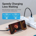 VENTION COVBG USB C Male to Micro USB Male 2A Cable (1.5 Meter) - Image 5