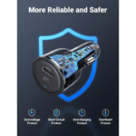 UGREEN 90645 63W USB C Car Charger, PD 45W Type C Car Charger Fast Charging - Image 5