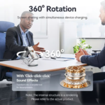 VENTION FGEI0 3-in-1 15W Wireless Charger 360° Rotating Stand with MagSafe - Image 6