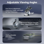 VENTION FGFH0 3-in-1 15W Wireless Charger Stand with MagSafe - Image 6