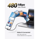 UGREEN 70645 100W USB C Cable 90 Degree Type C Charging Cable (2 Meter) - Image 5