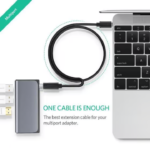 UGREEN 10387 USB 3.2 Gen 2 100W Type-C Male To Female Extension Cable (1 Meter) - Image 6