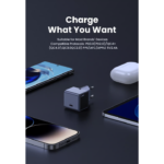 UGREEN 35041 NEXODE Air USB-C 30W GaN Infinity PD Fast Charger (Gray) EU Plug for iPhone 17/16/15 - Image 7