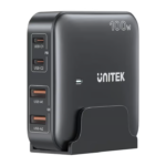 UNITEK 100W Desktop GaN Charging Station 4-Port Fast Charger with Stand - Image 8