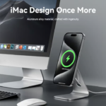 VENTION FGHIF 15W Magnetic Wireless Charger Stand (MagSafe) Aluminum Alloy Silver - Image 7