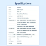 VENTION FEQB0-UK GaN III 30W Fast Wall Charger 2-Port USB (Black) UK Plug - Image 9