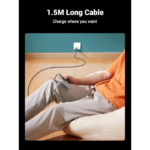 UGREEN 35087 2-in-1 Universal 100W PD Fast Charging Cable (1.5 Meter) Compatible for iPhone 17/17 Pro/17 Pro Max - Image 9