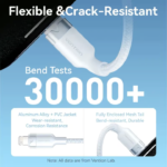 VENTION LANBF USB 2.0 Type-A Male to Lightning Male 2.4A Cable (1 Meter) Black - Image 9