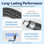 VENTION TRFBF USB 3.2 Gen2 Type-C Extension Cable (1 Meter) 10Gbps, 5A, 4K@60Hz - Image 10