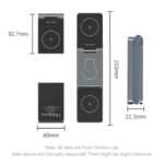 VENTION FGFH0 3-in-1 15W Wireless Charger Stand with MagSafe - Image 11