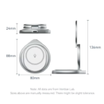 VENTION FGEI0 3-in-1 15W Wireless Charger 360° Rotating Stand with MagSafe - Image 12