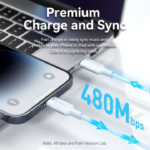 VENTION LALBH USB-C to Lightning Cable (2 Meter) MFi Certified, 3A Fast Charging - Image 12