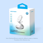 VENTION FGEI0 3-in-1 15W Wireless Charger 360° Rotating Stand with MagSafe - Image 13