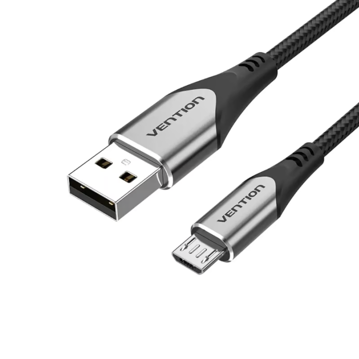 Untitled design (8) VENTION USB 2.0 A to Micro USB Cable 3A Fast Charging Nylon Braided & 480Mbps Data Transfer