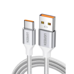 UGREEN 40208 USB A to USB C 3.0 (100W, 6A) 2 Meter Fast Charge Cable Compatible with iPhone 15 (White) - Image 7