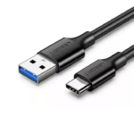 UGREEN 20884 USB 3.0 to USB-C Cable (2 Meter) 3A Fast Charging Black