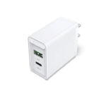 VENTION 20W USB-C & USB-A Fast Charger PD 20W & QC 18W (White) US Plug - Image 9