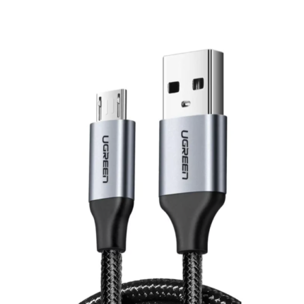 UGREEN 60148 Micro USB Nylon Braided Cord (2 Meter) High Speed Android Charger Cable
