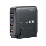 UNITEK 100W Desktop GaN Charging Station 4-Port Fast Charger with Stand