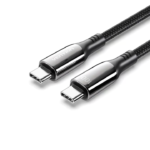 VENTION USB-C to USB-C Cable 100W 5A PD 3.0 Fast Charging Cable (E-Marker Chip) Nylon Braided for iPhone 16/15 Series - Image 12