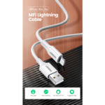 UGREEN 80822 USB-A to iPhone Lightning 2.4A Charging Cable (1 Meter) MFi Certified - Image 2