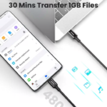 UGREEN 20528 USB-C to USB-C Cable (100W, 5A) 1.5 Meter Type-C PD Fast Charge and Data Transfer Cable for MacBook, iPad Pro, and More - Image 2