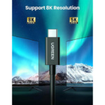 UGREEN 30389 Thunderbolt 4 USB-C to USB-C Cable 100W 40Gbps 0.8 Meter - Image 2
