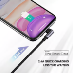 UGREEN 60521 USB A to Lightning MFi Certified (1 Meter) 90° Angle Charging Cable - Image 2
