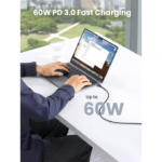 UGREEN 10306 USB-C to USB-C Cable 60W (2 Meter) PD 3.0 Fast Charging Cable for iPhone 16/15 Series - Image 3