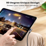 UGREEN 70696 ANGLED USB-C TO C CABLE BRAIDED 1 METER - Image 2
