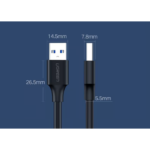 UGREEN 10310 USB 2.0 MALE TO MALE CABLE 1.5M - Image 2