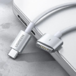 UGREEN 90319 USB-C to MagSafe 2 Charging Cable 85W (2 Meter) Silver Braided Fast Charging Cord for MacBook - Image 2
