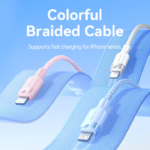 VENTION LANBF USB 2.0 Type-A Male to Lightning Male 2.4A Cable (1 Meter) Black - Image 2