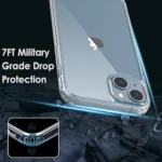 YOUKSH   Apple   iPhone   15   Pro   Max   Acrylic   Cover   -   iPhone   15   Pro   Max   Clear   Anti-Yellow   Back   Case   -   iPhone   15   Pro   Max   Shock   Proof   With   Built-In   Air   Bag. - Image 2