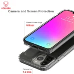 YOUKSH   Apple   iPhone   13   Pro   Acrylic   Cover   -   iPhone   13   Pro   Clear   Anti-Yellow   Back   Case   -   iPhone   13   Pro   Shock   Proof   With   Built-In   Air   Bag. - Image 3
